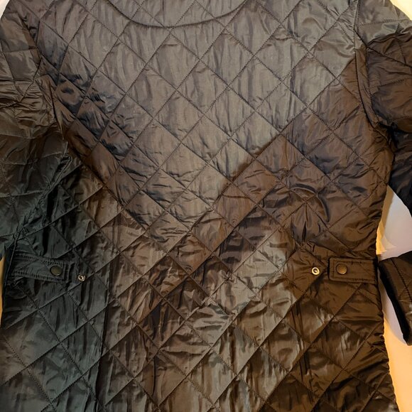 BARBOUR Flyweight Chelsea Quilted Jacket in Navy Blue MSRP$250 British Luxury-L - Picture 6 of 7